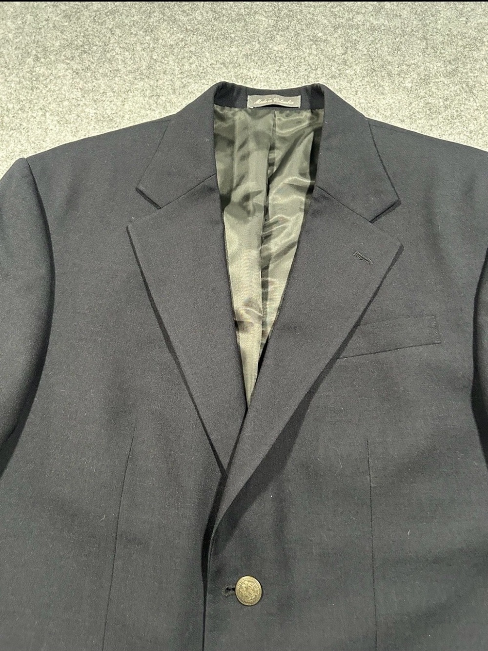 Oscar de la Renta Men's Black Sport Coat Blazer